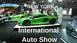 NYC International Auto Show  All Super and Hyper Cars Koenigsegg Lamborghini Bugatti