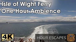 4K Isle of Wight Ferry  from Fishbourne to Portsmouth